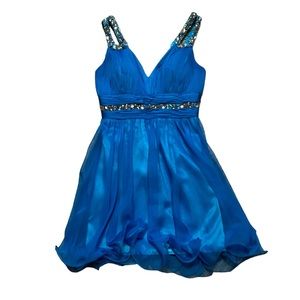 Beautiful blue cocktail dress, size S